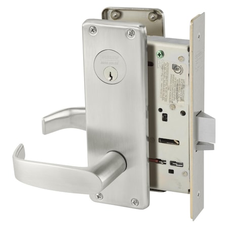 Sargent Grade 1 Classroom Mortise Lock, L - Lever, WT - Escutcheon, Field Reversible, Conventional Cylinder, 8237 WTL 32D